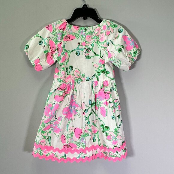 Lilly Pulitzer Kids Mini Knoxlie Girl's Size 6 Orchids on the Avenue Dress NWT - Picture 2 of 5